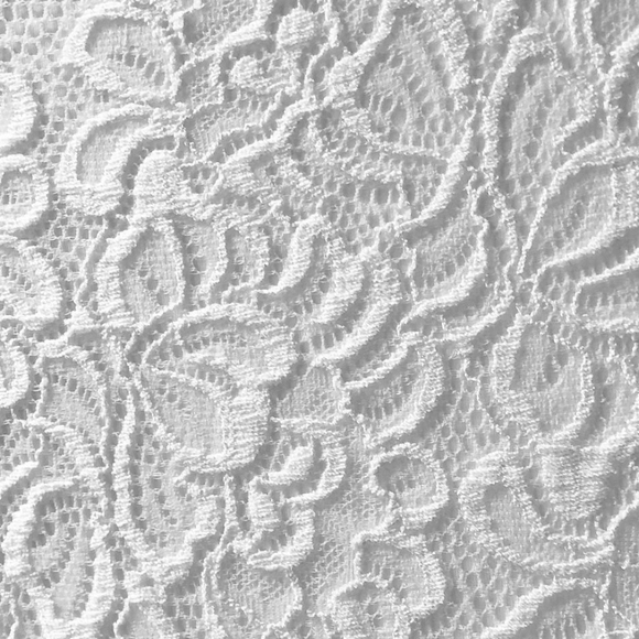 Blush Couture Ivory Stretch Lace Long Sleeve Trumpet Wedding Gown Size L/XL - Picture 5 of 8